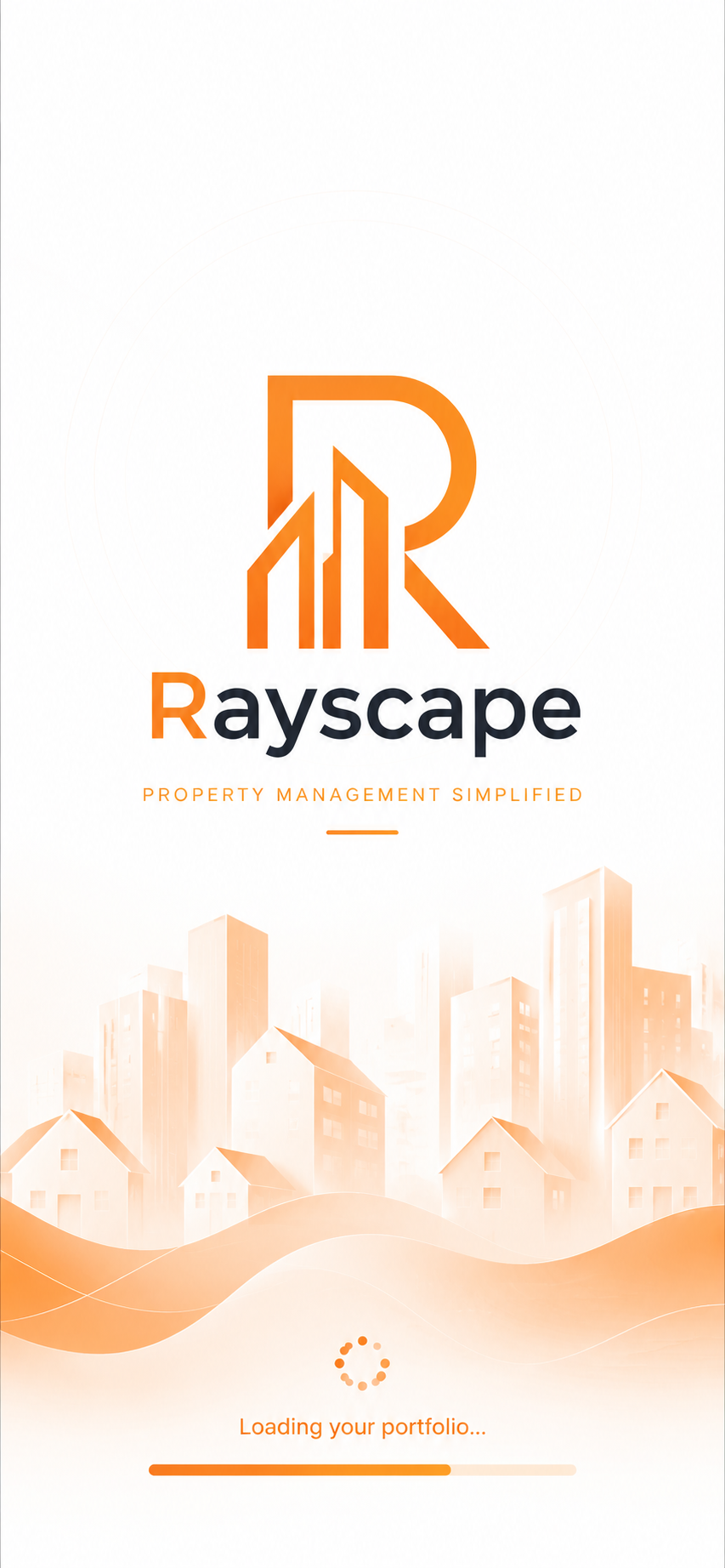 Rayscape property management brand in light theme